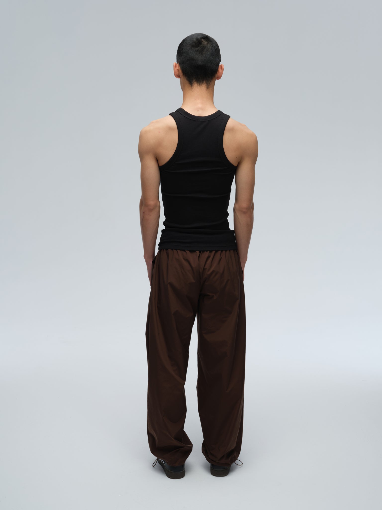 Unisex Brown Grape Rhinestone Trousers