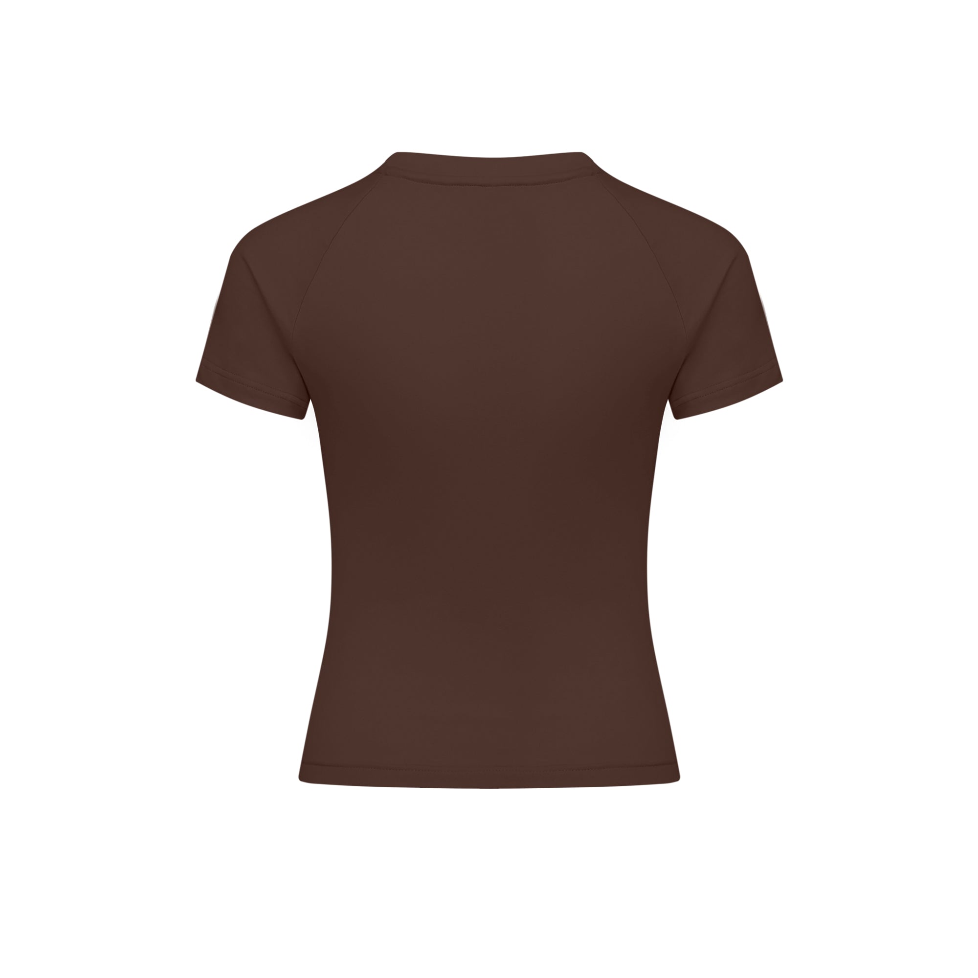 Brown Heart Apple Print T-Shirt