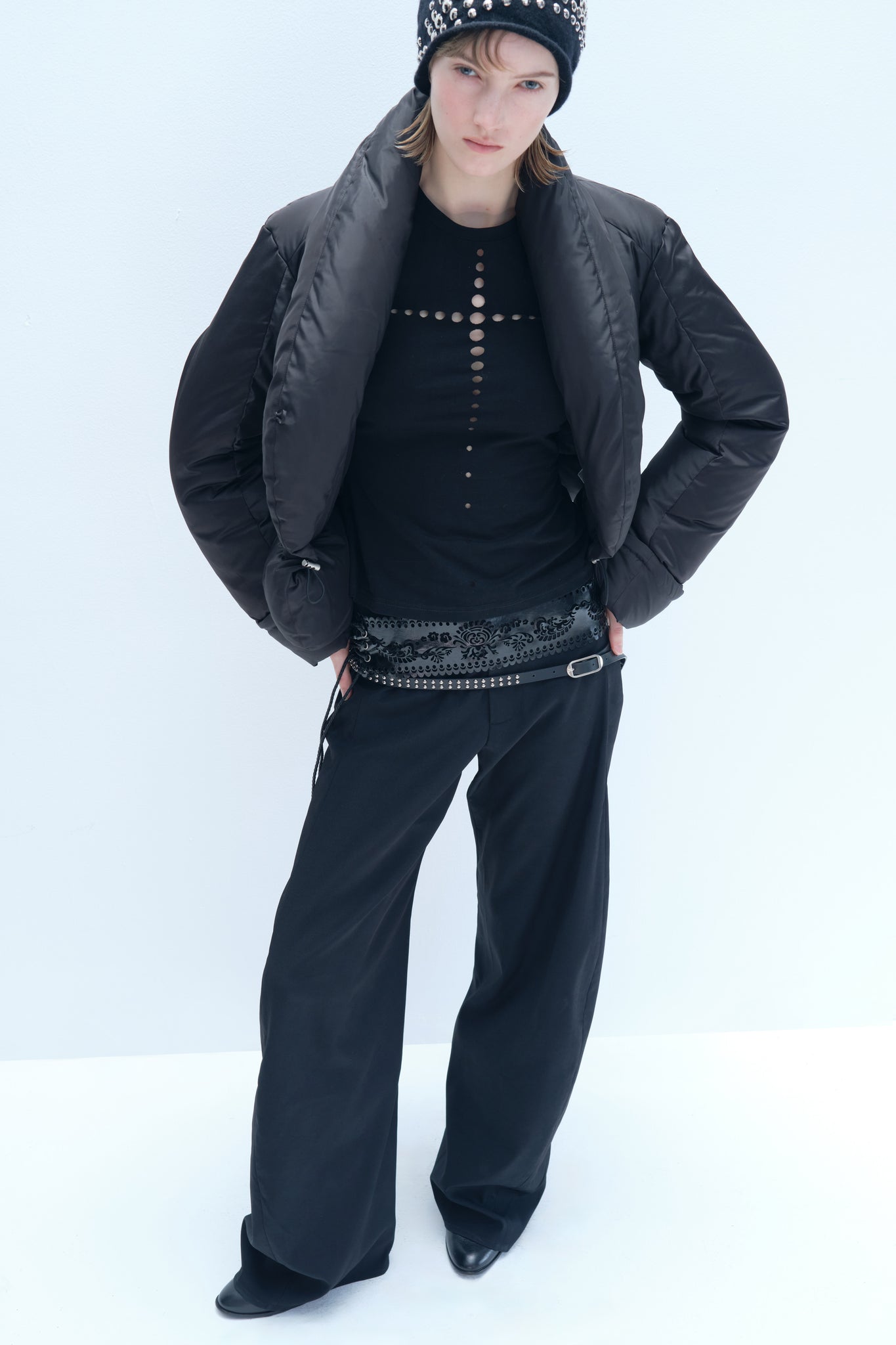 Cross-Shaped Laser cut T-shirt