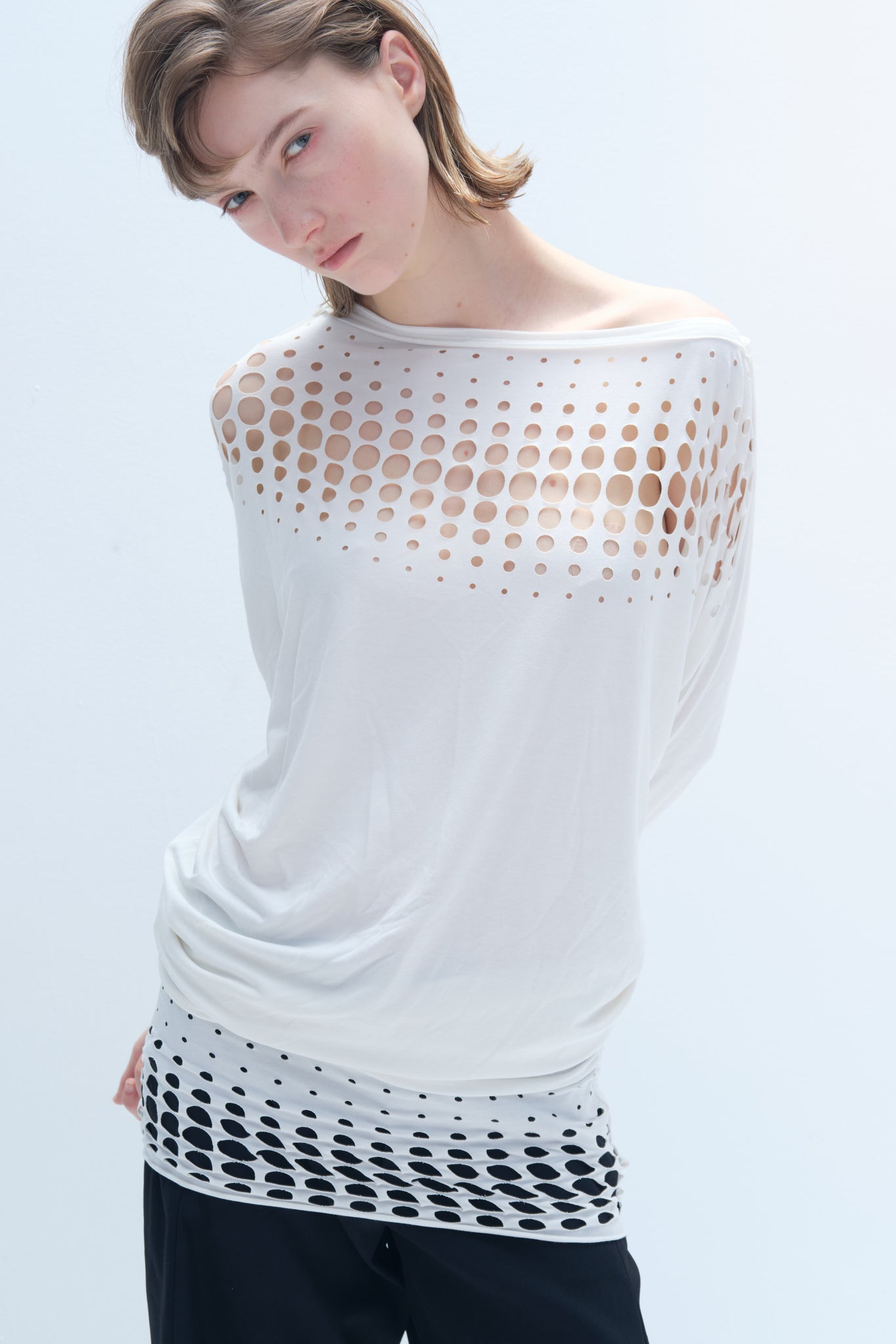 Gradient Effect Laser cut  Top