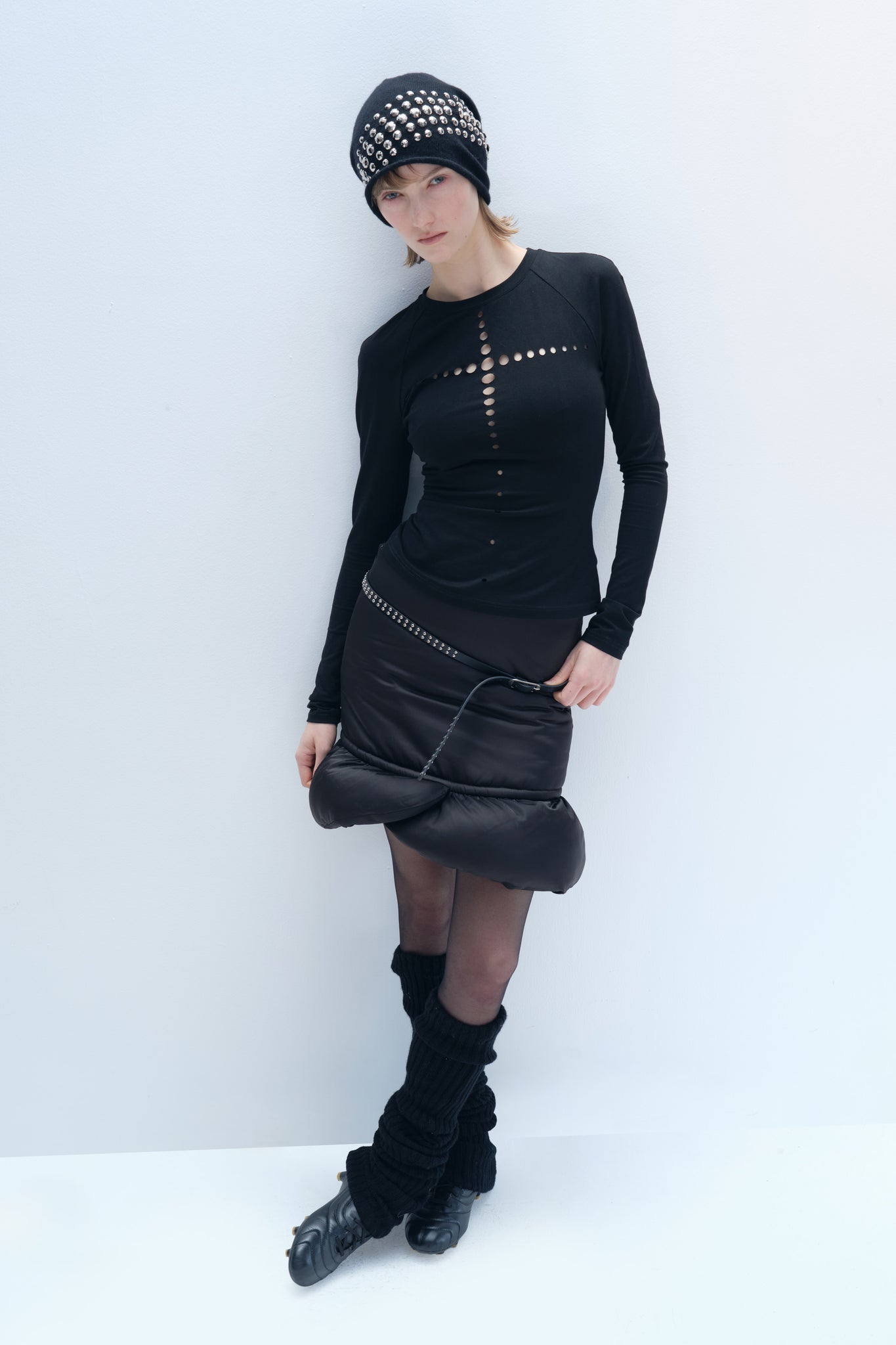 Cross-Shaped Laser cut T-shirt