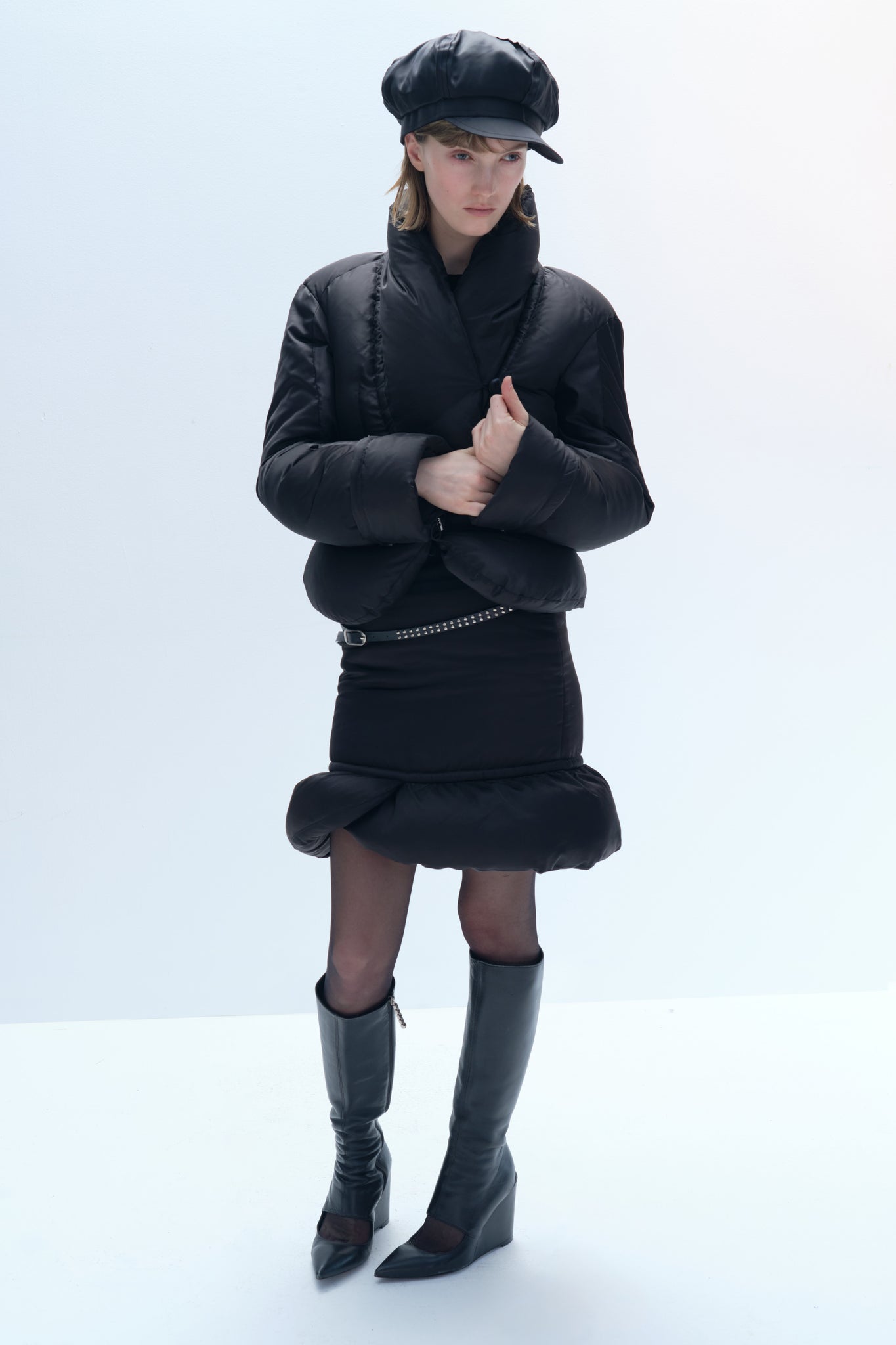 Black Slim Fit Skirt