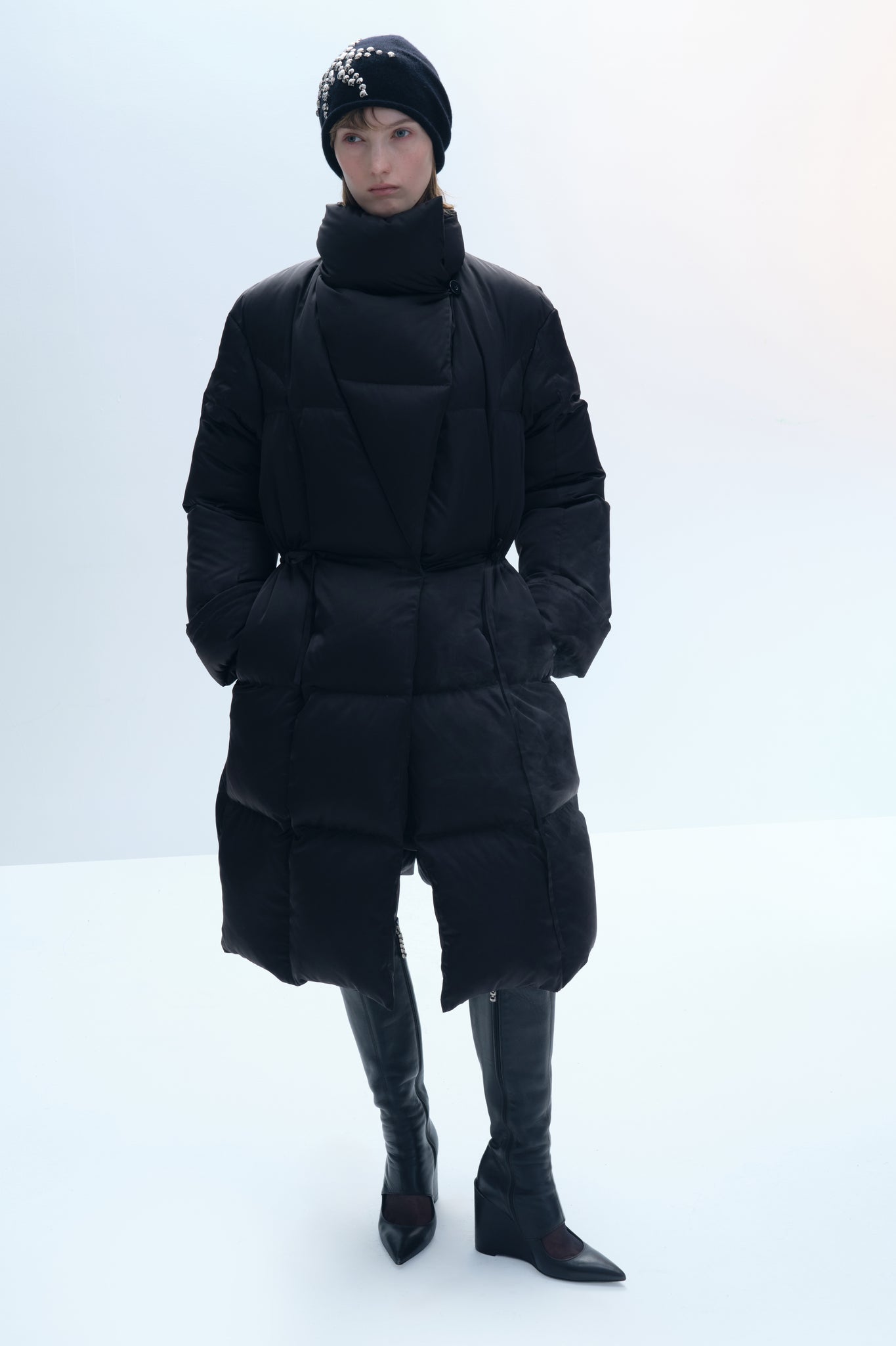 Black Oversized Down Jacket
