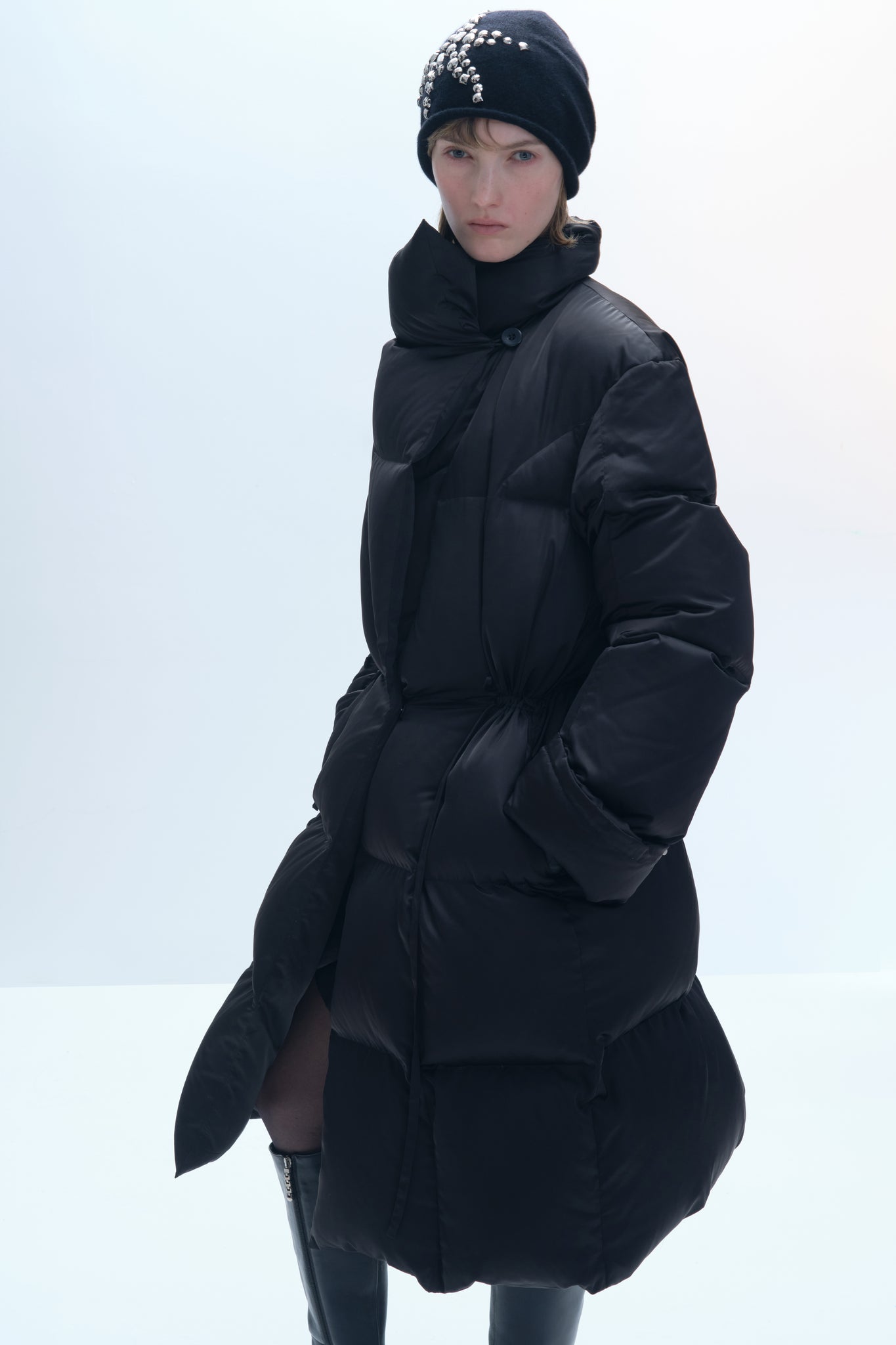 Black Oversized Down Jacket