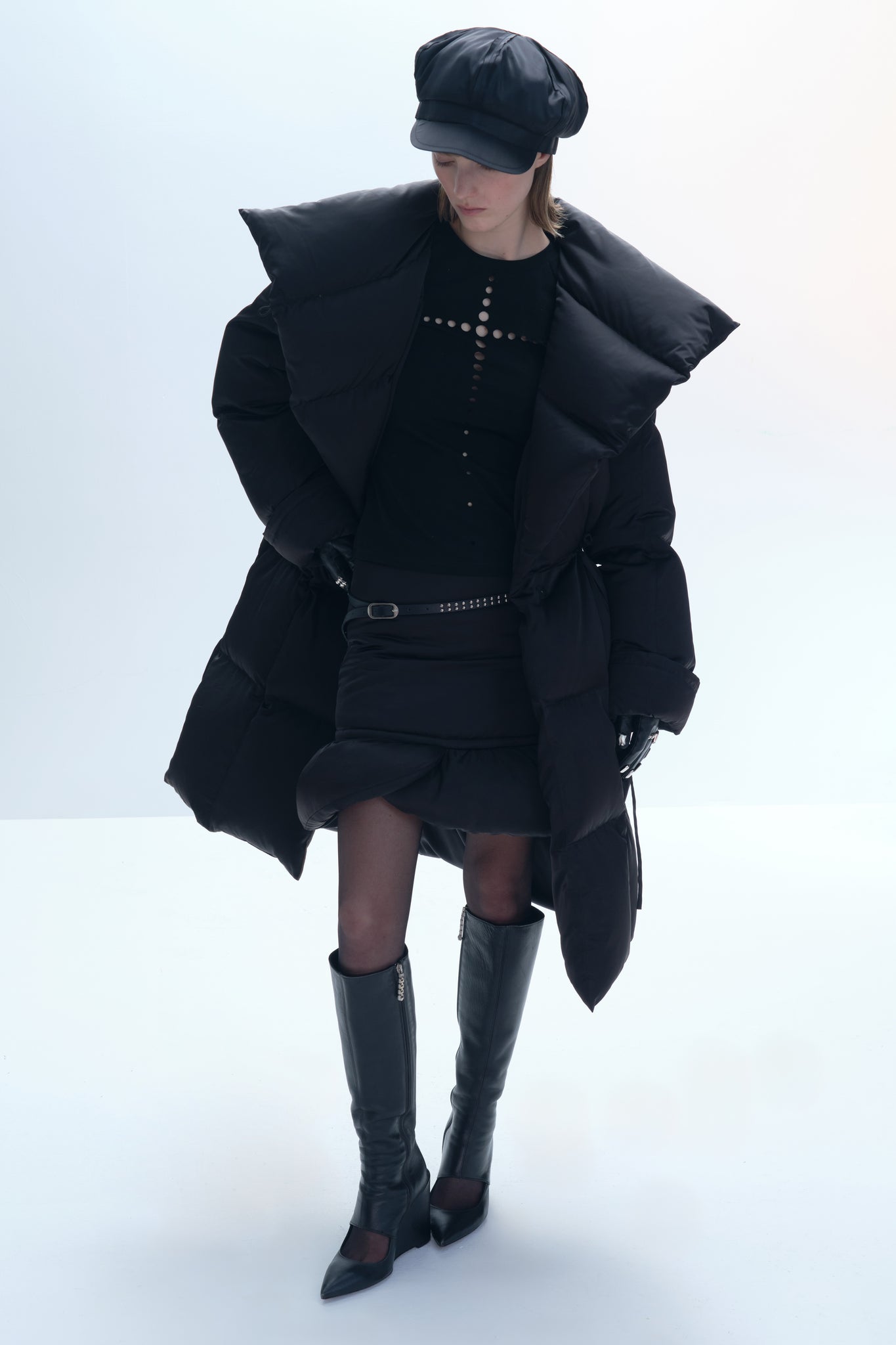 Cross-Shaped Laser cut T-shirt