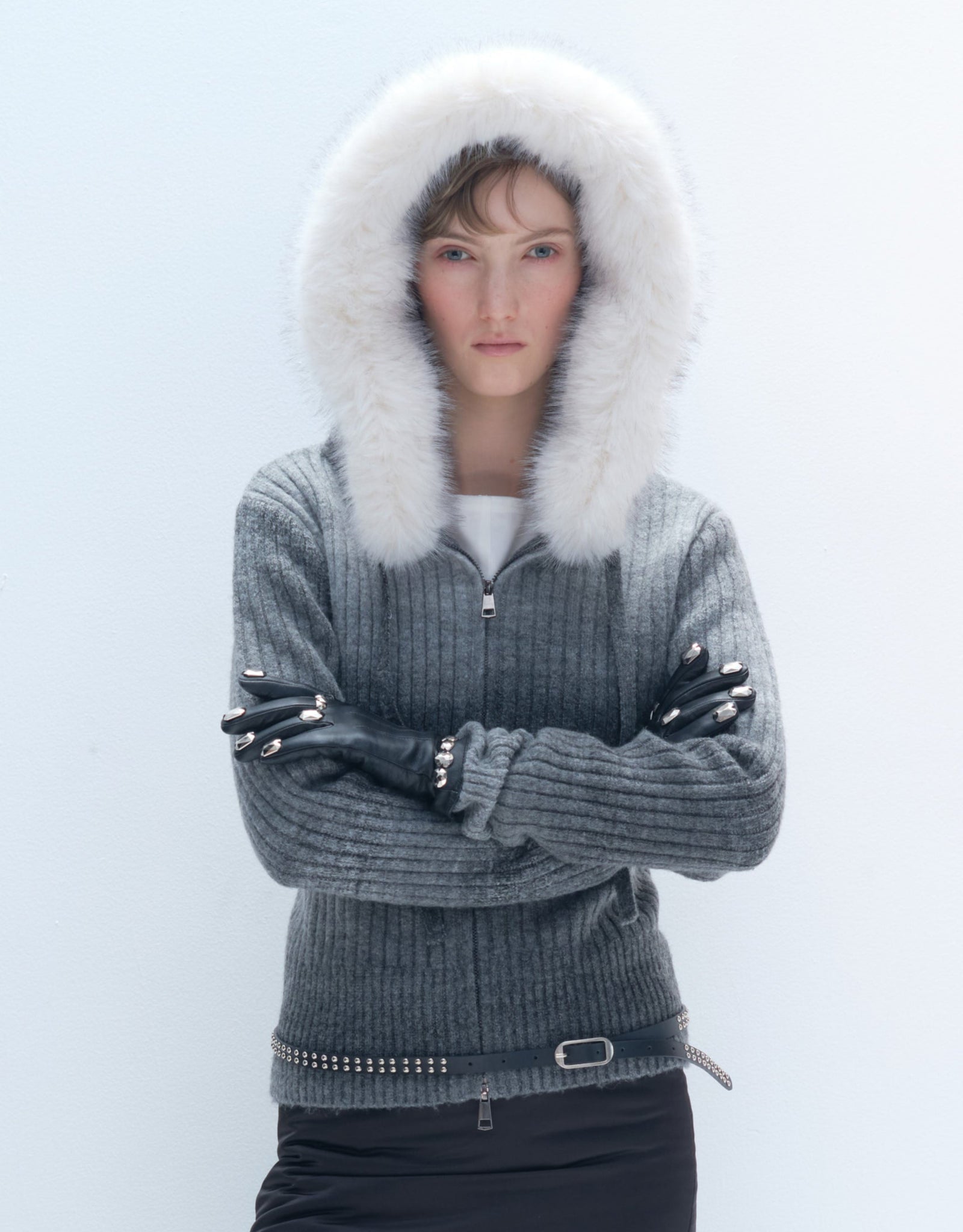 Studded Leather Belt