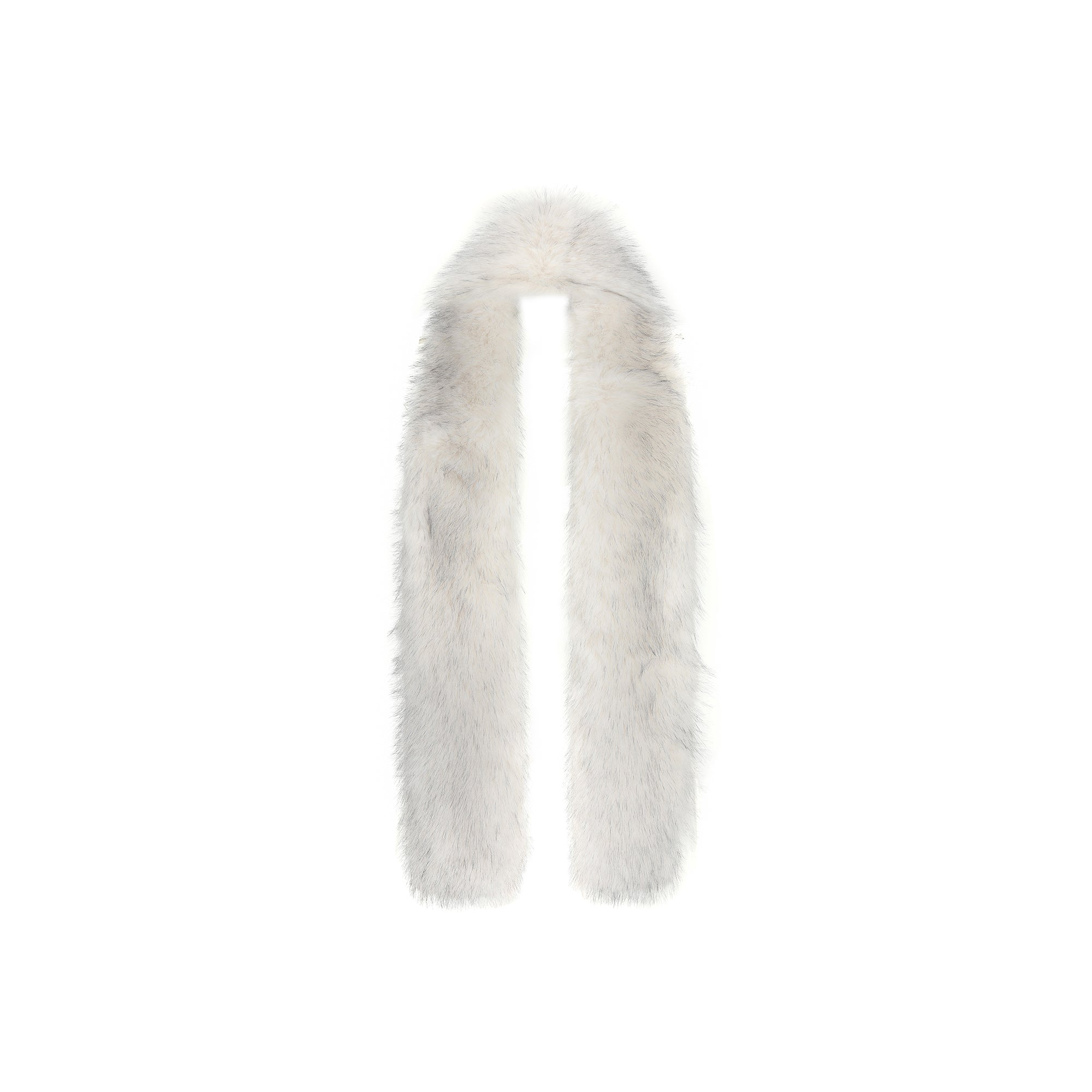 White Fur Scarf