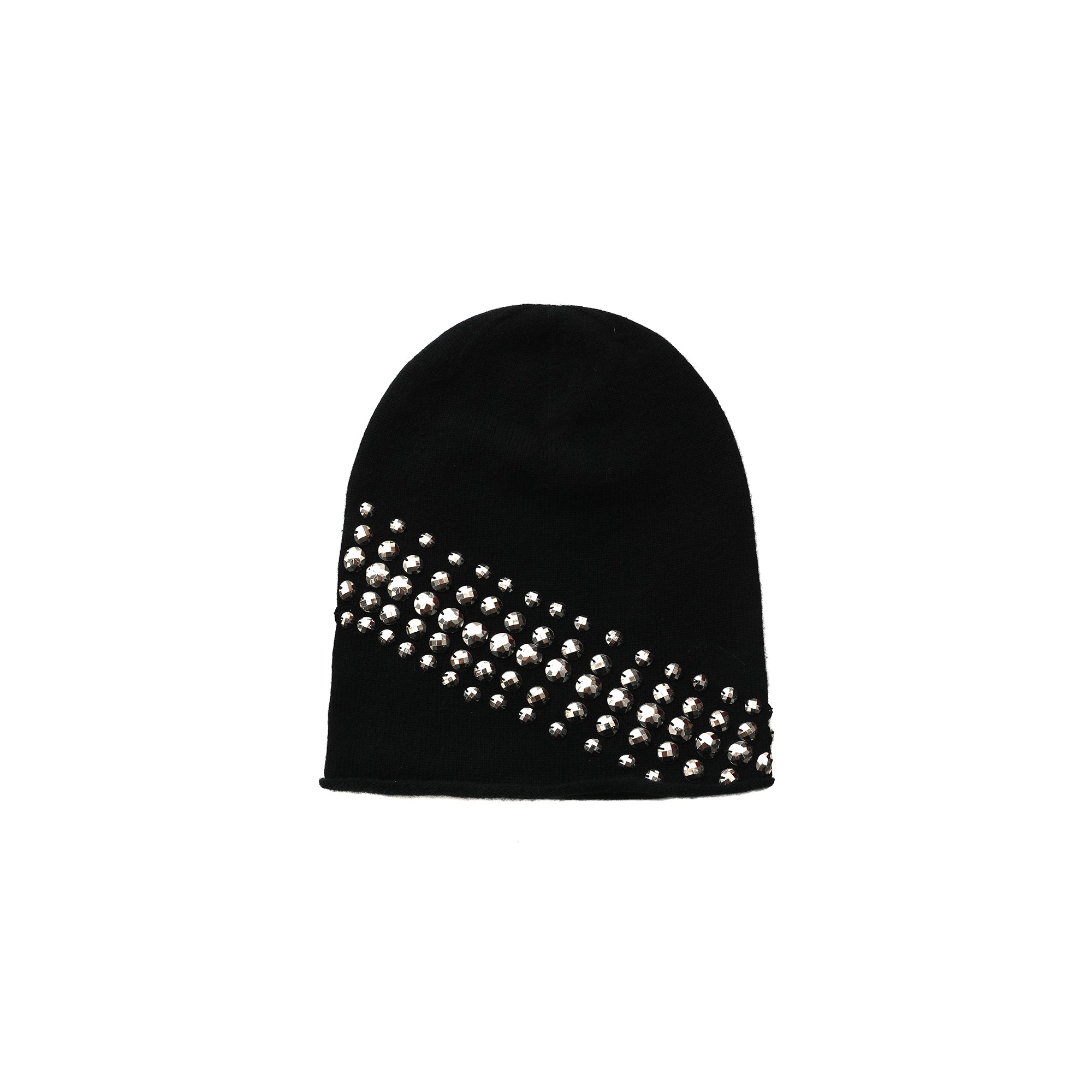 Gradiant Effect Silver Diamond Embellishment Beanie