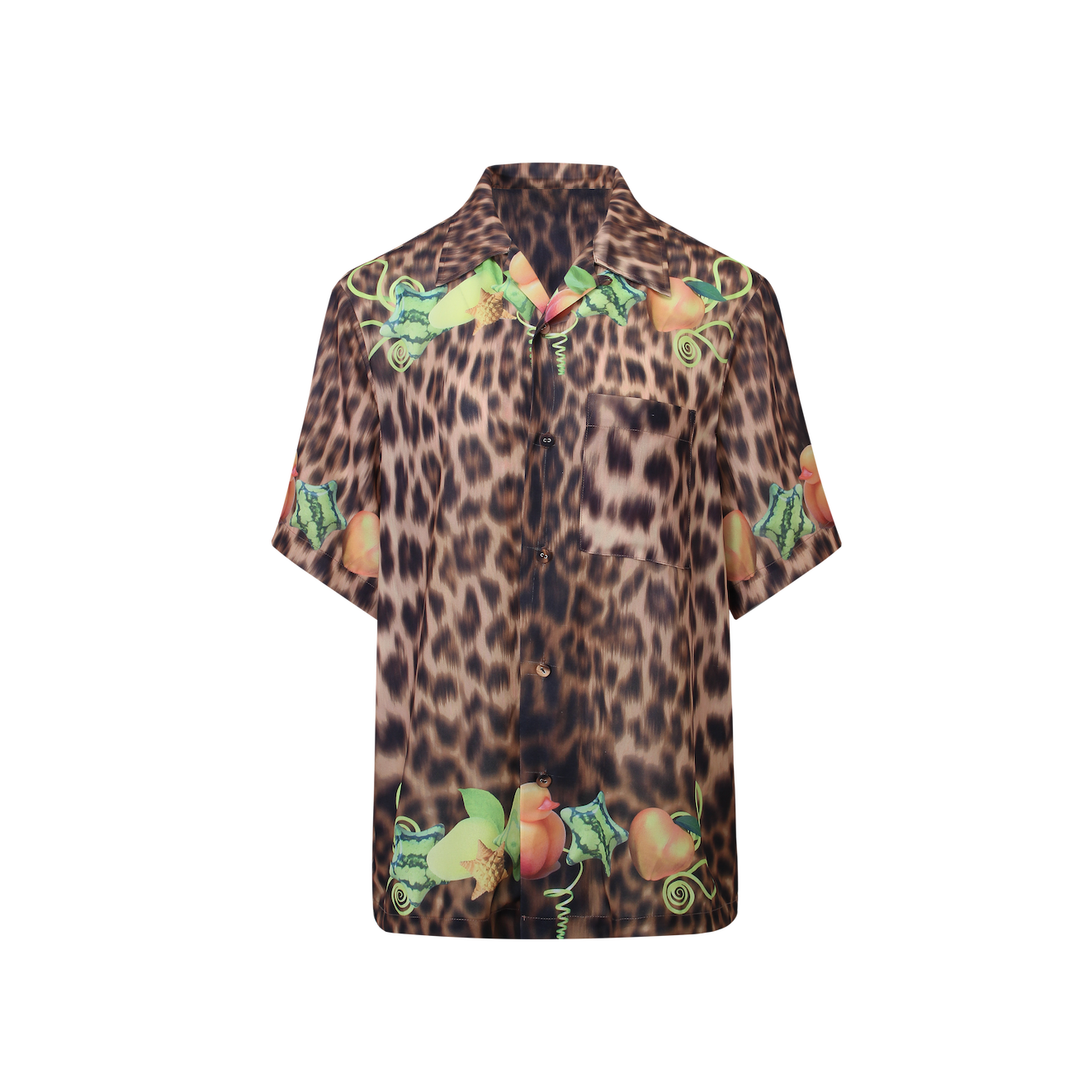 Fruit Leopard Print Shirt